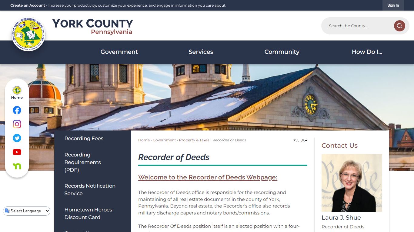 Recorder of Deeds | York County, PA